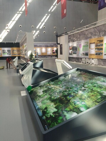 宿遷市建市20周年展覽館信息發(fā)布、觸摸設(shè)備均由米可提供